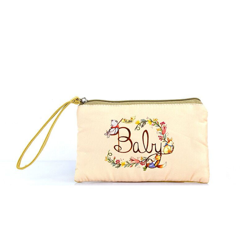 Changyin Large Screen Mobile Phone Bag Wallet Ladies Cute Cartoon Zipper Fabric Japanese and Korean Simple Large Capacity Clutch Coin Purse Purple L Size Patch Bag Elk