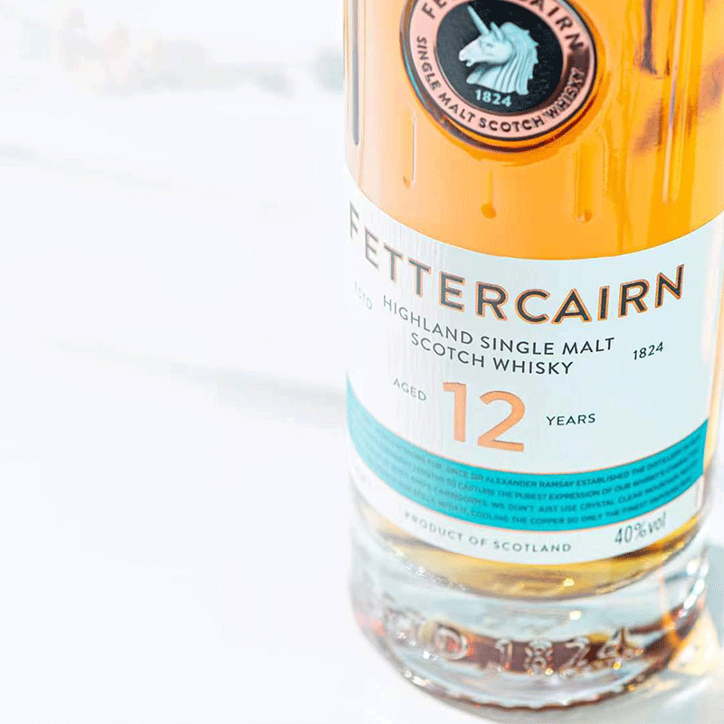 AnCnoc FETTERCAIRN 12 Years Old Single Malt Whiskey 700mL
