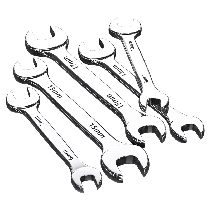 Fengji open-ended wrench hardware tool fork dead big double-headed wrench 6-7-8-10-12-13-14-17-19-21 10-12