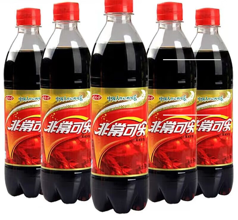 Wahaha December Childhood Nostalgia Carbonated Drink Non-Sparkling Water Very Coke 500ml*6 Bottles