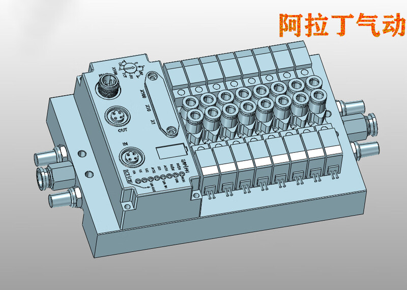 Bus valve island/MBR multiple communication protocol integrated module FV-SY3-4-S12-MPL