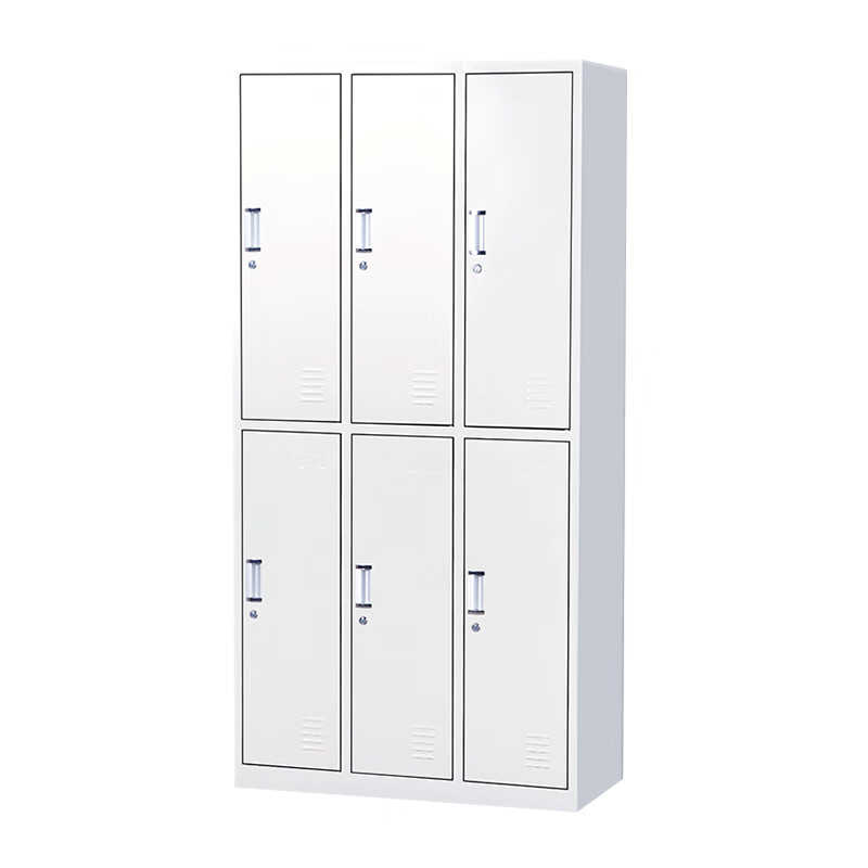 INFORM six-door employee lockers, dormitory coat lockers, iron lockers, lockers, lockers, shoe cabinets, height 1800*900*420mm