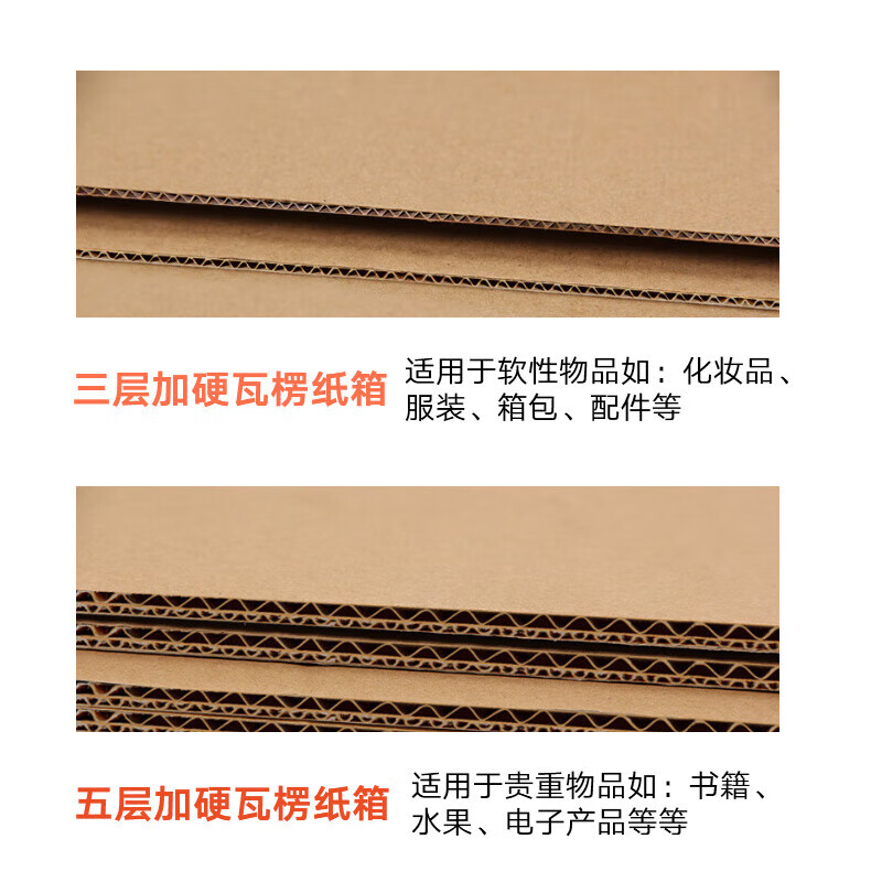 Wenstan WJL48 express carton, thickened and extra hard, logistics and postal moving packaging paper box carton, five layers, 20 pieces, No. 6, 260*150*180mm