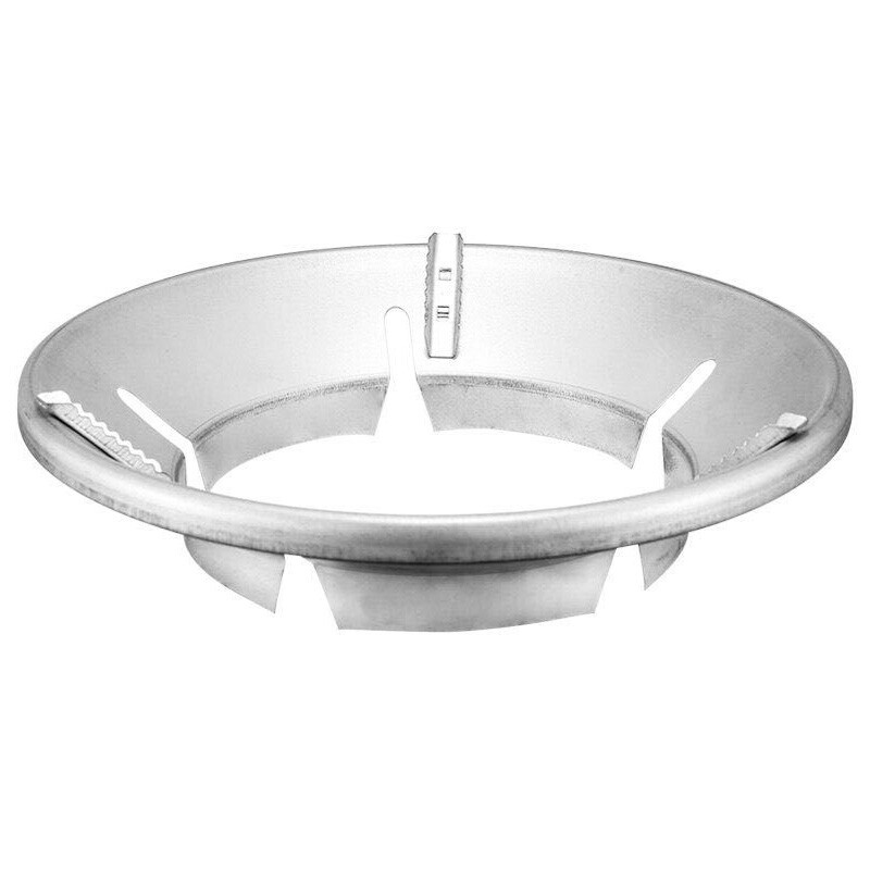 Bai Shehui household gas stove fire gathering energy-saving cover kitchen gas stove windshield universal bracket anti-slip ring windshield upgraded version black enamel eight buckles 1 pack