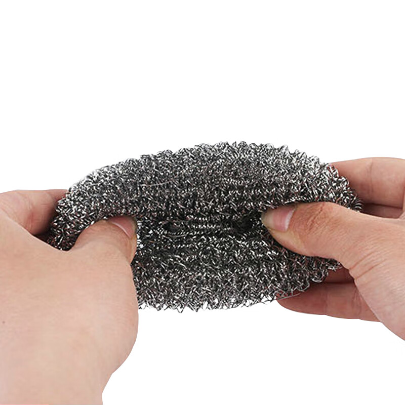 Hasdick Steel Ball 18g 100 pcs/pack Canteen Kitchen Steel Ball Stainless Steel Cleaning Ball Metal Rust Removal Steel Ball HK-601