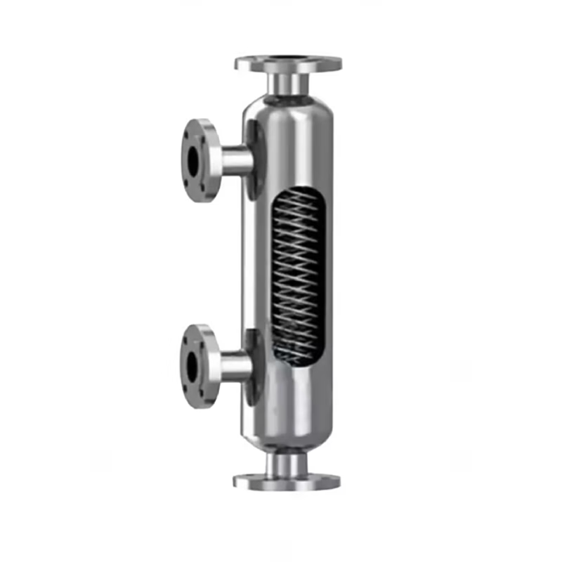 Jiangxing J spiral wound tube heat exchanger shell and tube 304316 stainless steel radiator condenser heat exchanger unit 1 flat-100 flat 800mm*133mm