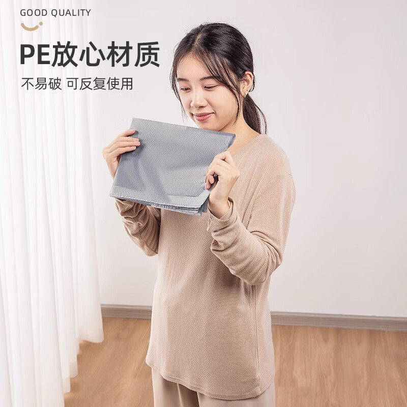 Visitor (FK) Moving Packing Bag Storage Luggage Clothes Quilt Packing Artifact Pack Quilt Extra Large Portable Plastic Bag Clothes Sundry Packing Bag 55*80 10 pcs