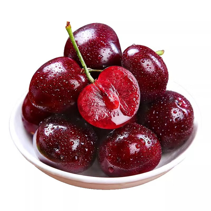 Chilean imported cherries JD/SF - next-day delivery to many places Fresh large cherry fruit gift box 5 catties (net weight) Gift box 4J level Super Big Mac Single fruit 32-34mm