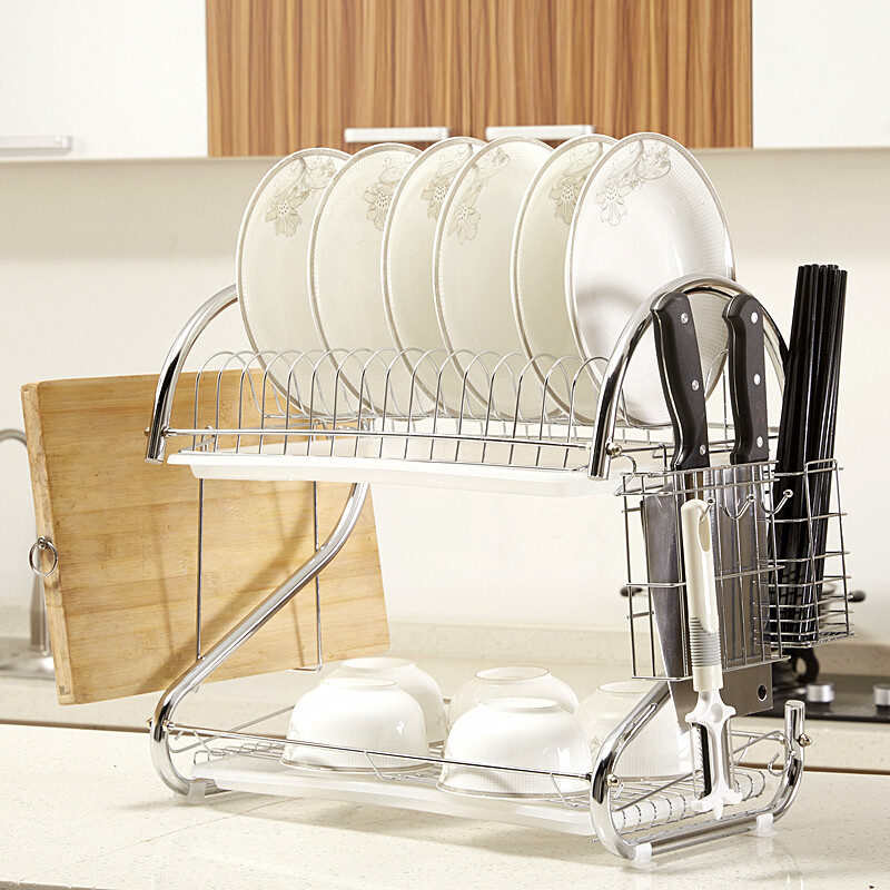 Philippine Enjoy Stainless Steel Dish Rack Sink Drain Kitchen Philippine Enjoy Stainless Steel Dish Rack Sink Drain Kitchen Racks Supplies Appliances Storage Main Frame Chopsticks Cage Cup