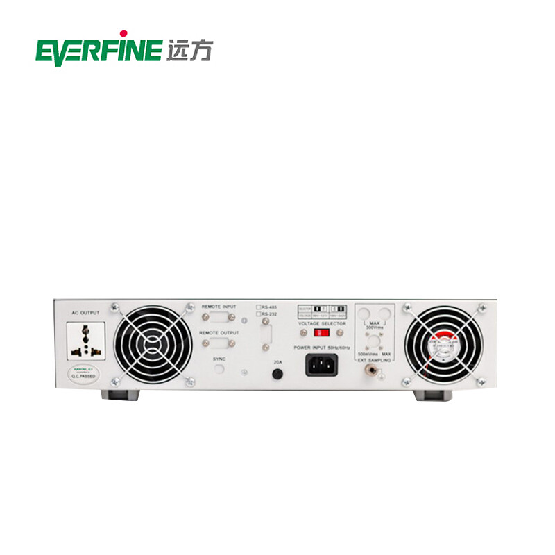 EVERFINE remote variable frequency voltage stabilizer GK10005 high reliability AC variable frequency voltage stabilizer source 500VA voltage current frequency