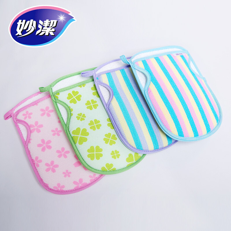 MIAOJIE Bath Gloves, Toning Bath Towels, Thickened Double-Sided Cleansing Bath Wipes Only One Pack