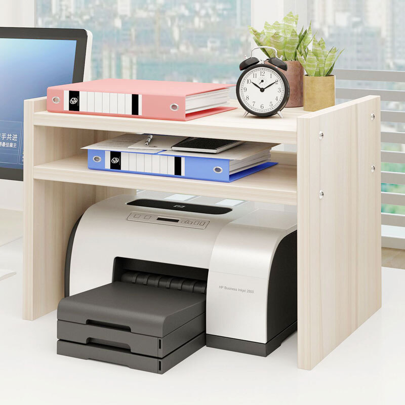 Paden Printer Shelf Rack Desktop Storage Office File Two Paden Printer Shelf Rack Desktop Storage Office File Two Tier Notebook Mdf Small