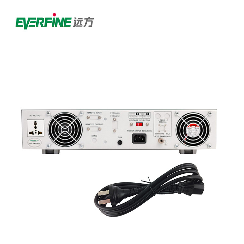 EVERFINE remote variable frequency voltage stabilizer GK10005 high reliability AC variable frequency voltage stabilizer source 500VA voltage current frequency