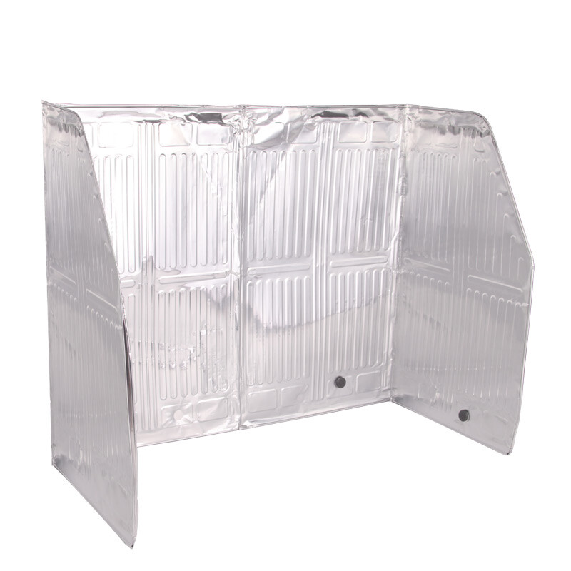 Baijie kitchen gas stove oil-proof baffle oil-proof aluminum foil baffle cooking insulation block 120*50cm