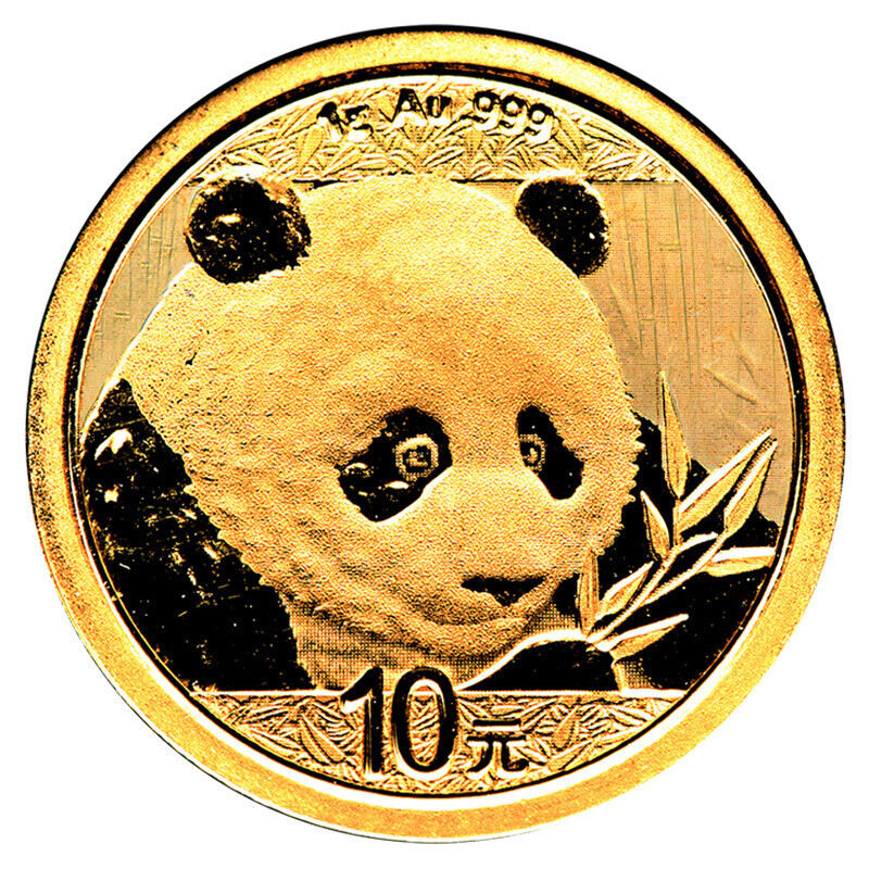 China Gold Coin 2018 Panda Gold Coin Commemorative Coin 1 Gram Gold Coin Single Free Box