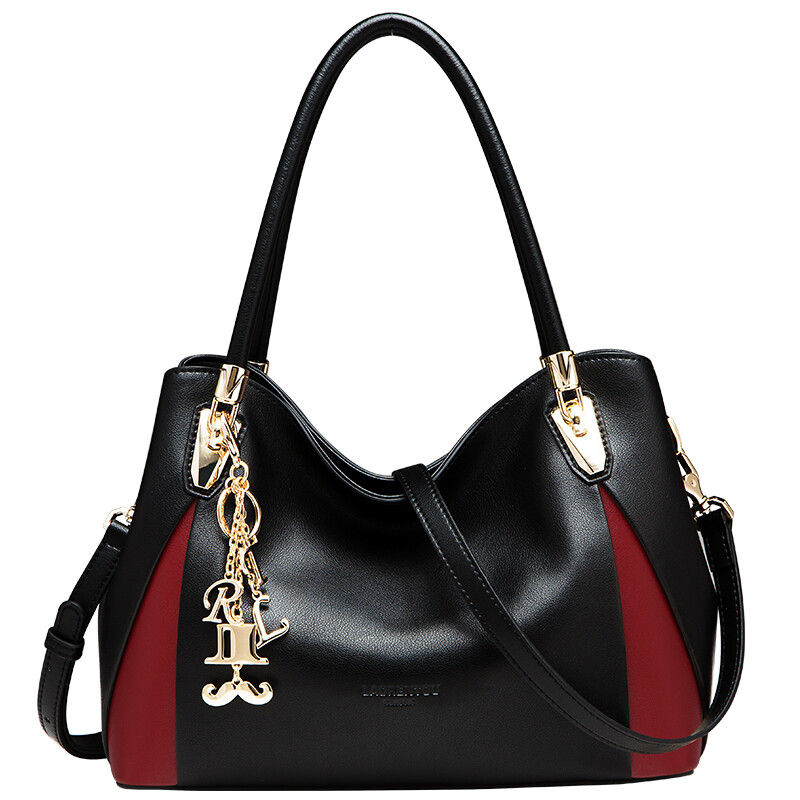 Old Man Head Laorentou Leather Color Hit Wild Port Wind Handbag Old Man Head Laorentou Leather Color Hit Wild Port Wind Handbag Simple Shoulder Bag Las