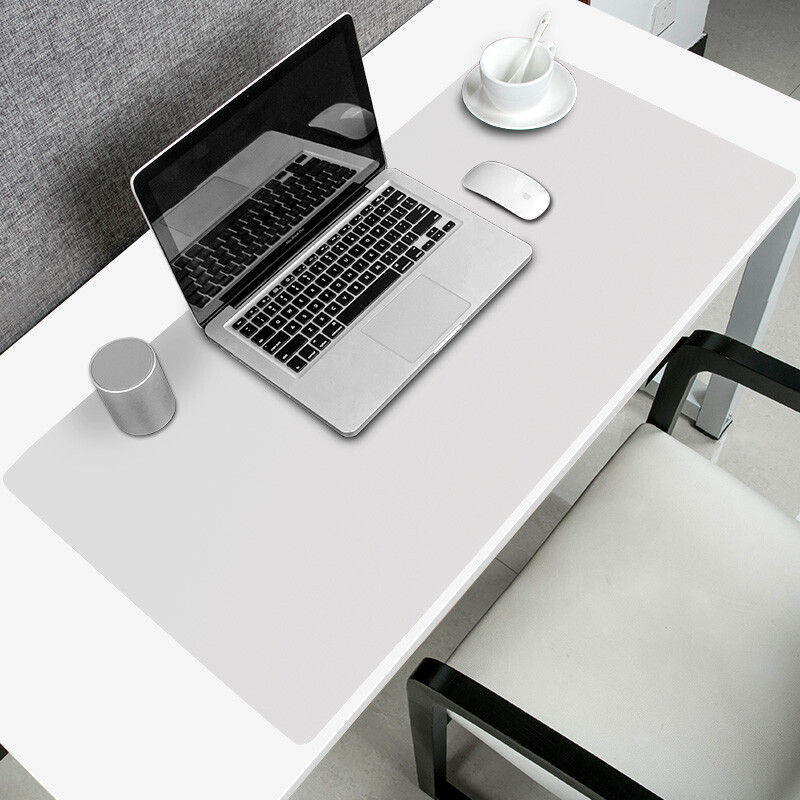Cool Element Kuyuansu Mouse Pad Writing Computer Desk Cool Element Kuyuansu Mouse Pad Writing Computer Desk Oversized Leather Executive Desktop Waterproof Work Mat 90cmx40cm White