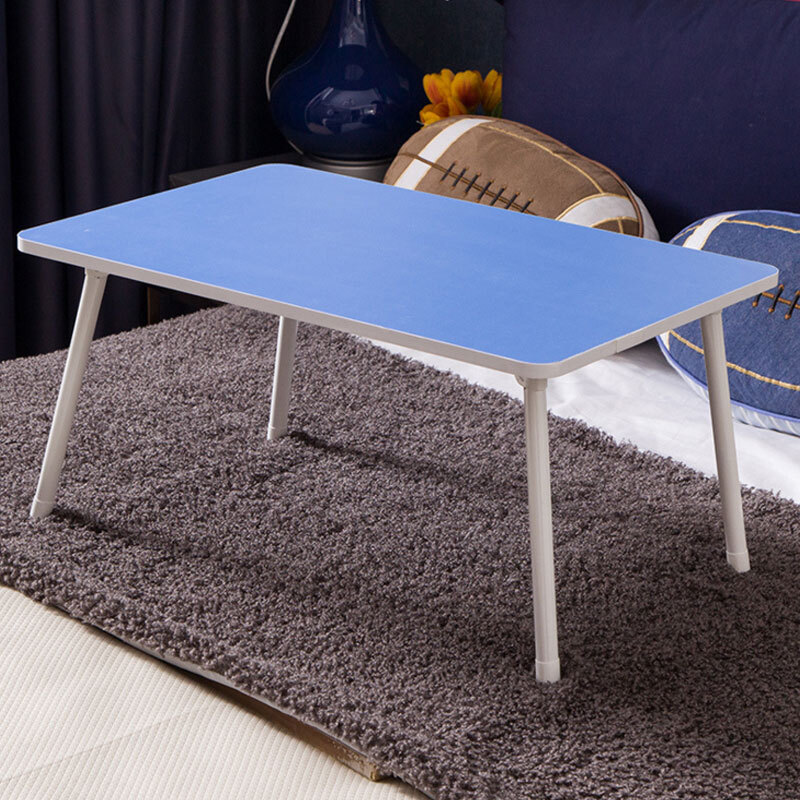 Padend Home Bed Laptop Table Desk Study Folding Simple Padend Home Bed Laptop Table Desk Study Folding Simple Computer Multi Style Round Legs Dark Blue 60 40cm