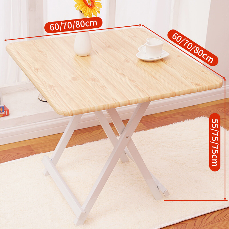 Snow Gold Xvzhj Household Folding Table Convenient Round Simple Standing Hand Held Square Balcony Outdoor Ng