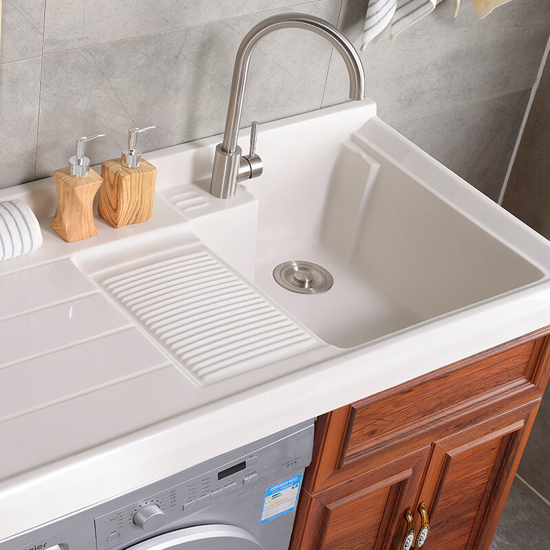 澜 Shark E Aluminum Washing Machine Cabinet Combination Set 澜 Shark E Aluminum Washing Machine Cabinet Combination Set Bathroom Wash Basin Balcony Drum