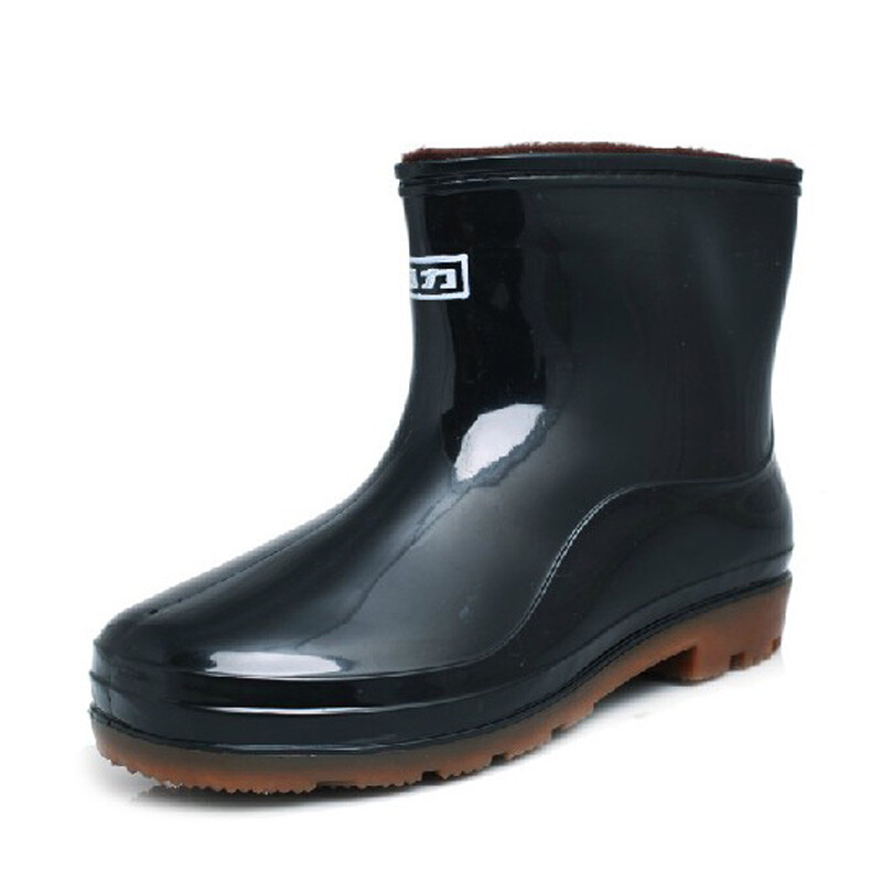 mens short rubber boots
