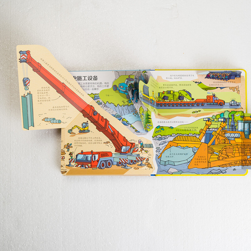 Usborne Look Inside (3-6 years old version) reveals the secrets of the construction site