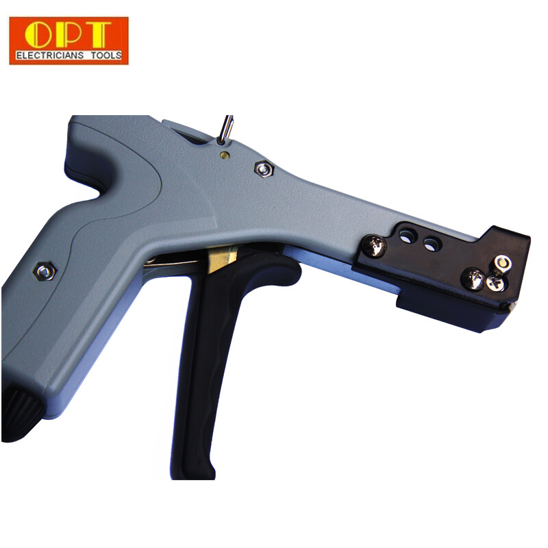 Taiwan OPT imported metal tie gun, metal stainless steel tightening pliers, tie tool LY-600N metal tie 0.3-7.9mm