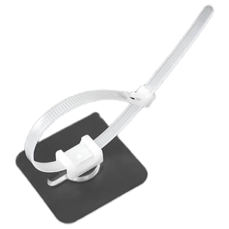 Tamushi punch-free cable tie holder buckle gas drain pipe wire fixing buckle-adjustable buckle-10 pieces