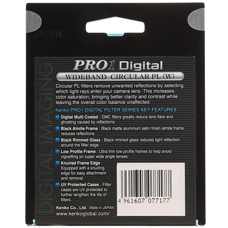 KENKO PRO1 Digital CPL(W) 77mm ultra-thin circular polarizer