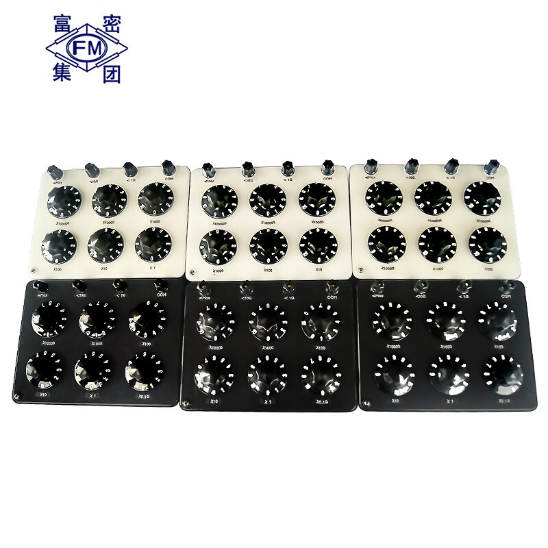 Fumi ZX21 rotary DC standard resistance box 6 sets of switches black panel can be used for laboratory teaching and calibration of multimeters ZX21 teaching