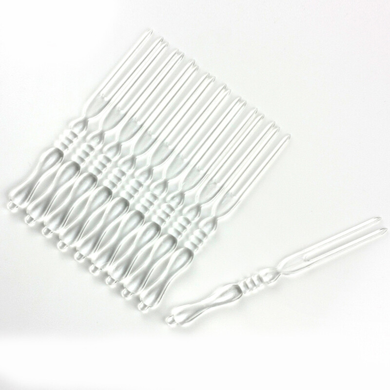 Petunia Disposable Fruit Fork Cake Fork Mooncake Fork Tasting Fork Food Fork Transparent Fruit Fork Fruit Fork Fruit Fork - Two Teeth (400 Count) Single Pack