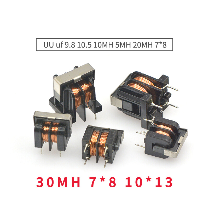 TaoTimeClub common mode inductor filter UU 9.8 10.5 10MH 5MH 20MH 30MH UU9.8 0.27MM 10MH 2 pcs