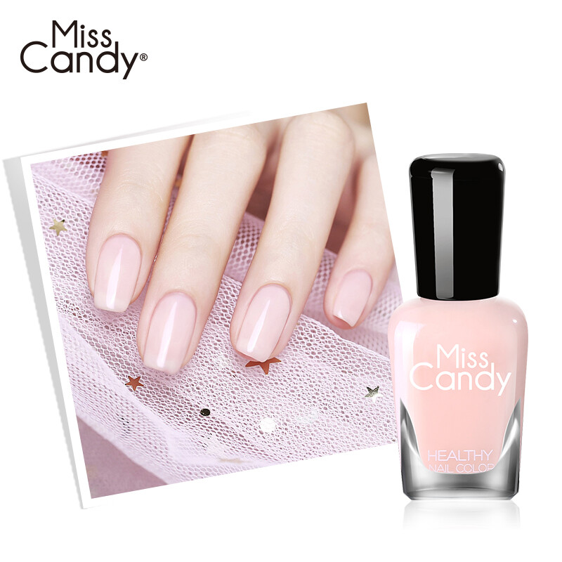 Miss Cand Healthy Manicure Unscented And Durable Nail Polish Miss Cand Healthy Manicure Unscented And Durable Nail Polish Polished Light Jelly Na001