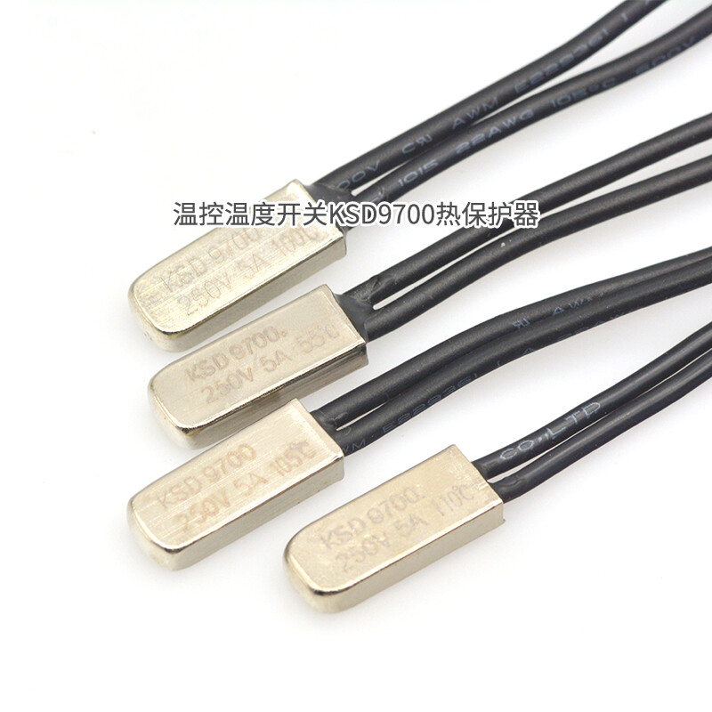 TaoTimeClub KSD9700 temperature control switch temperature switch thermal protector 5A metal normally open and normally closed 15 25 degrees ~ 155 degrees 5A metal normally closed 95 degrees