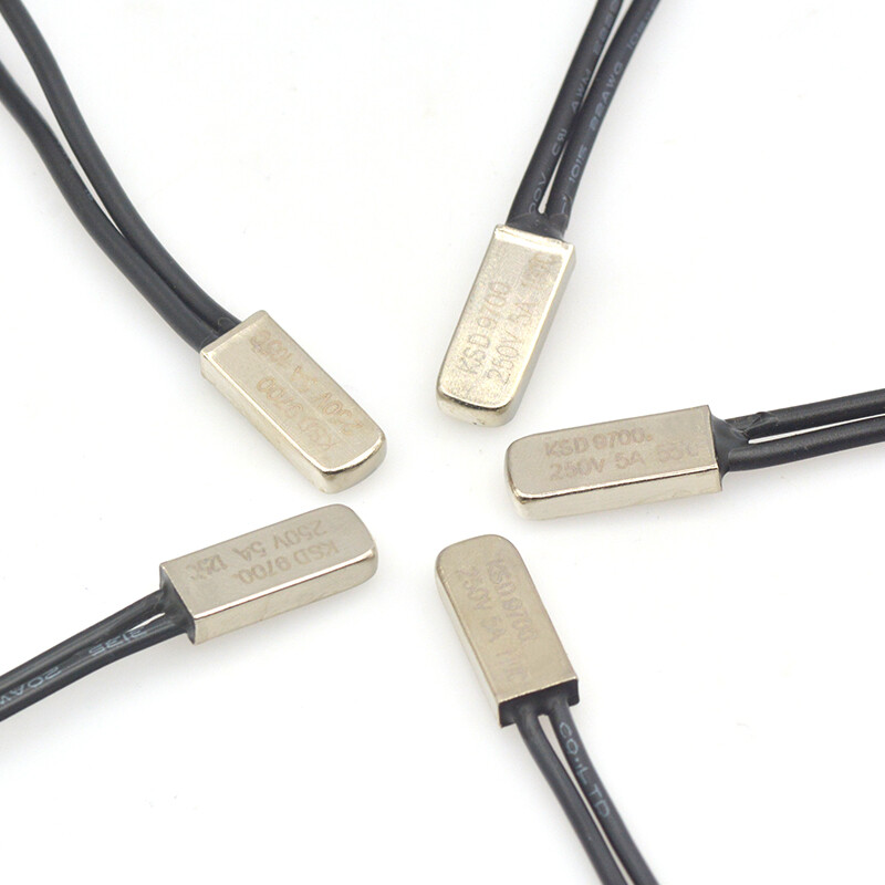 TaoTimeClub KSD9700 temperature control switch temperature switch thermal protector 5A metal normally open and normally closed 15 25 degrees ~ 155 degrees 5A metal normally closed 120 degrees