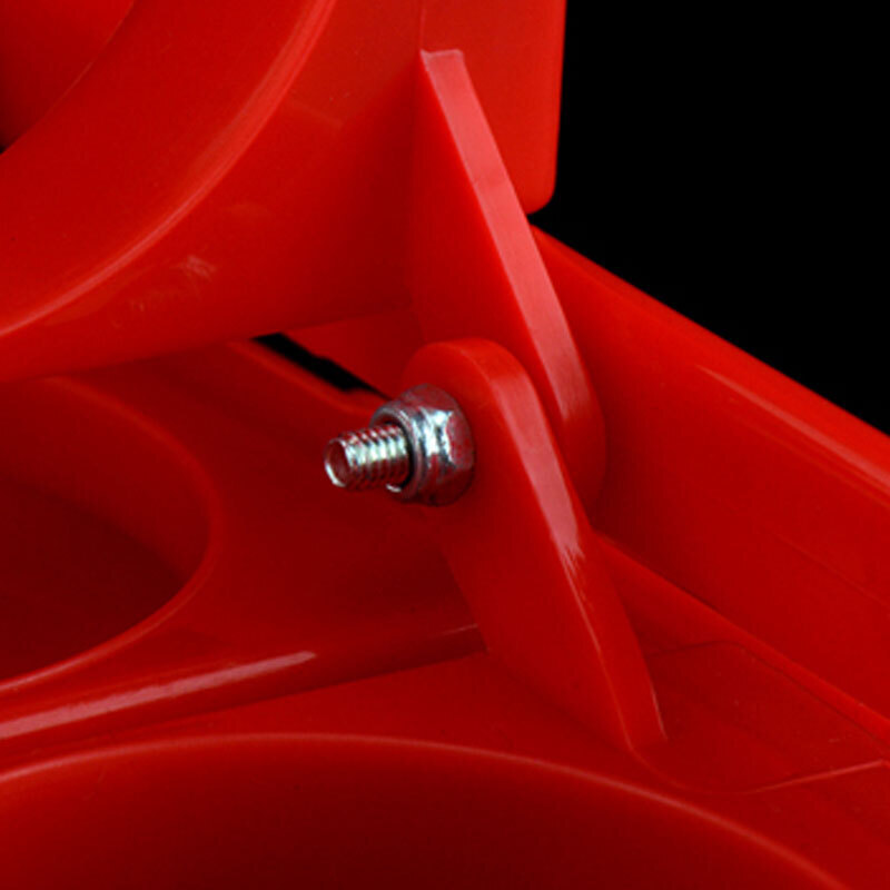 Feizhichu simple modern beer plastic basket portable blue foldable wine rack KTV 6 bottle basket portable frame red diameter 7.8cm red large basket 1 piece 300ml