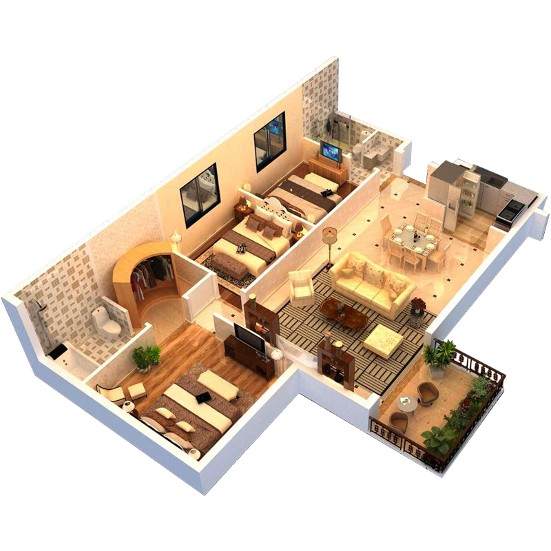 Yunlan Decoration Shanghai full-package renovation design renderings of partial renovation of old houses service free door-to-door measurement and deposit