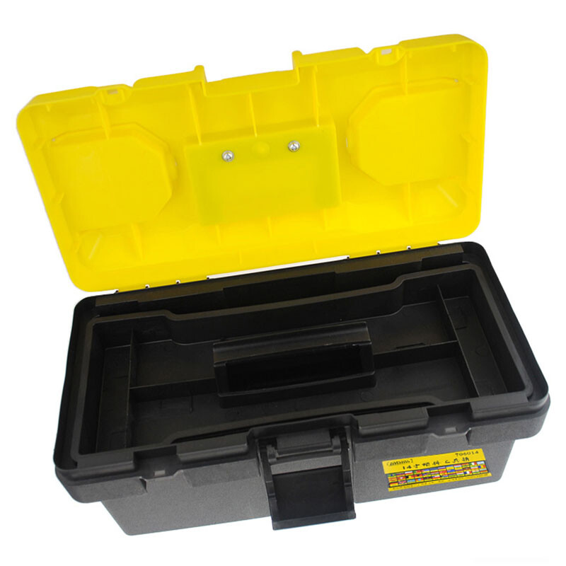 EXPLOIT household tool box empty box reinforced plastic hardware storage box portable car parts box 14 inches 706014