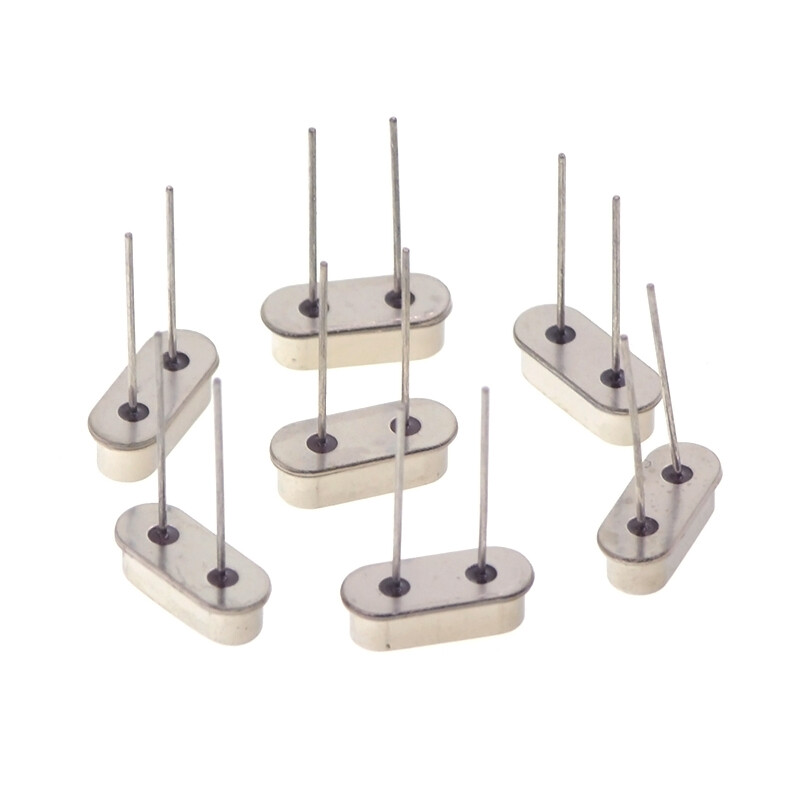 TaoTimeClub quartz crystal oscillator plug-in two-pin HC-49S passive clock crystal 3.579545MHz-40MHz 8MHz plug-in two-pin (5 pieces)