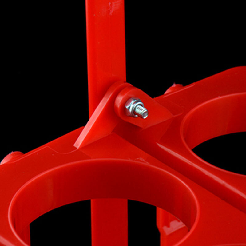 Feizhichu simple modern beer plastic basket portable blue foldable wine rack KTV 6 bottle basket portable frame red diameter 7.8cm red large basket 1 piece 300ml