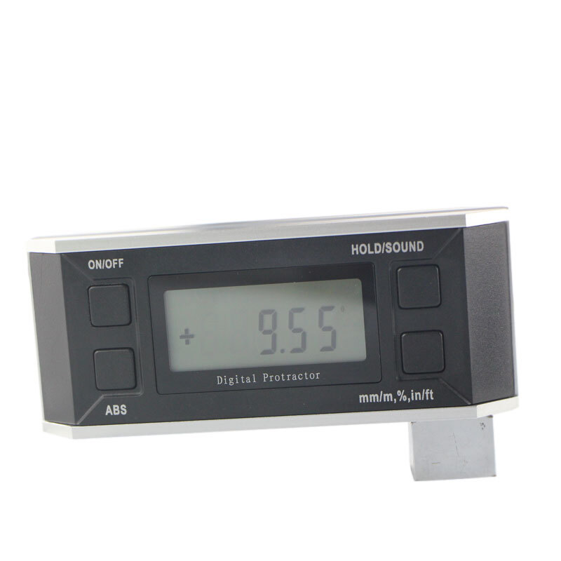 Weidu (WD) digital inclinometer angle measuring instrument high-precision level ruler slope gauge incline box electronic angle ruler with tape backlight