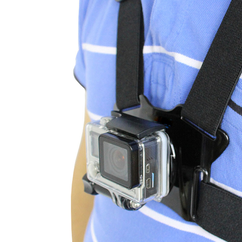 Jingsheng chest strap GoPro13/12/11/10/9 DJI POCKET3/Action6/5Pro/4 and other sports cameras universal chest strap accessories chest fixed shoulder strap