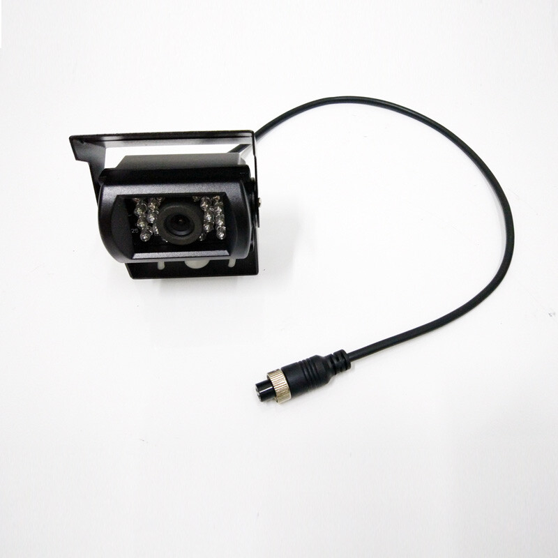 Bondoni large truck can video bus harvester passenger car high-definition night vision reversing imaging system 24v detection camera 12v recommended model 7-inch AV screen + camera 15 meters line