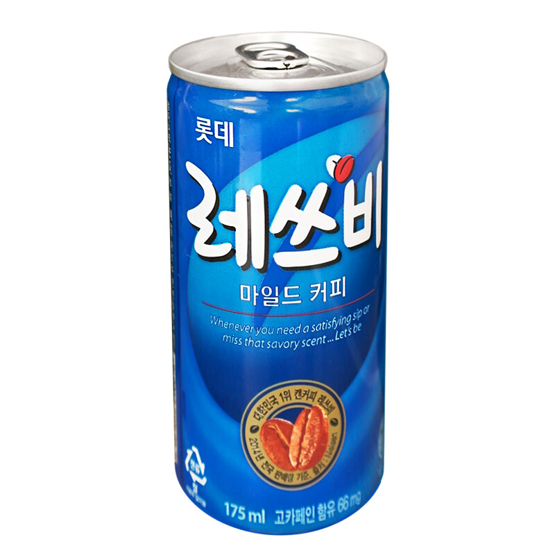 LOTTE Coffee Drink 175ml*30 cans, full box, imported from South Korea