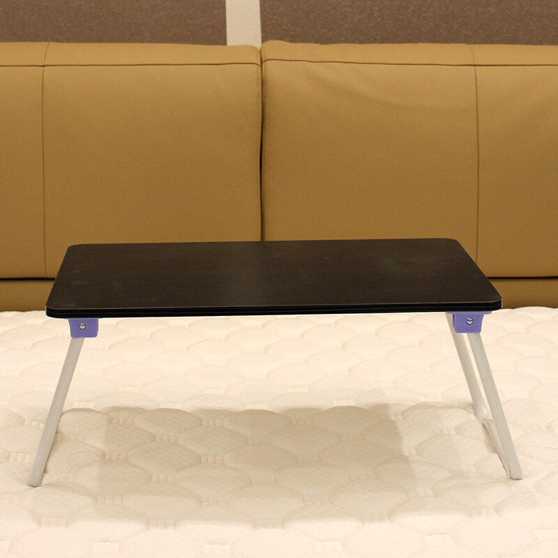 Double Computer Desk W Leg Black Brushed Simple Laptop Bed Double Computer Desk W Leg Black Brushed Simple Laptop Bed Dormitory Lazy Table Folding Study Household Small Dining Tatami