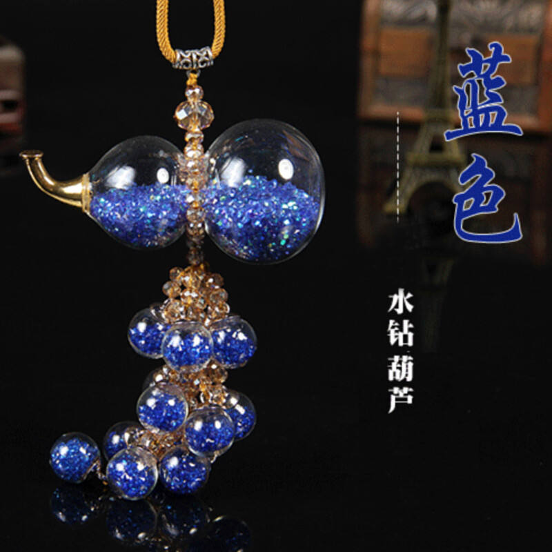 Car Gourd Pendant Accessories New Creative Jewelry Crystal Hoist Car Gourd Pendant Accessories New Creative Jewelry Crystal Hoist Meaning Fu Lu