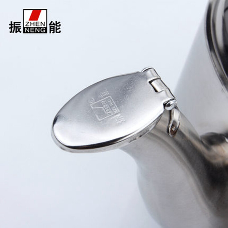 Zhenneng 304 stainless steel household whistle sound kettle thickened large capacity kettle gas induction cooker universal 5L 304 stainless steel 5L