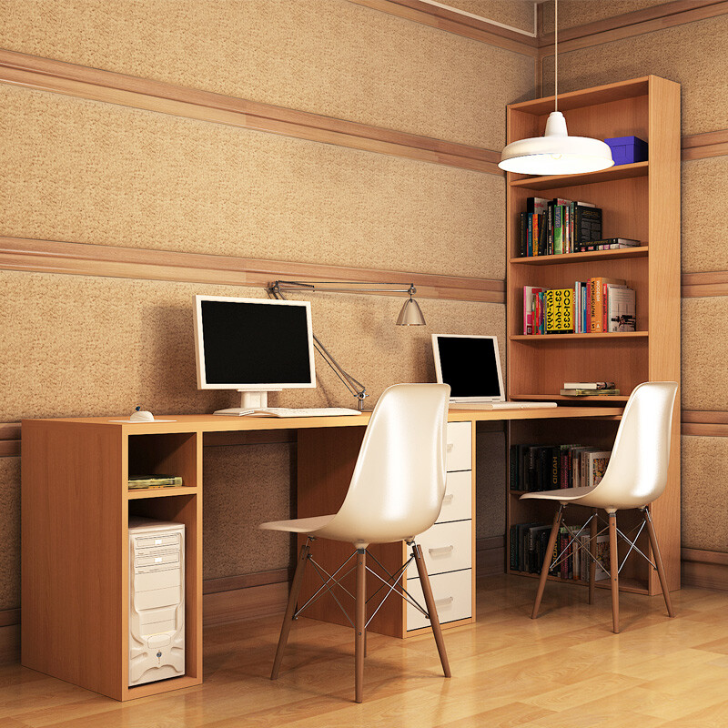 Only Beautiful Desk Bookshelf Combination Simple Desktop Computer Only Beautiful Desk Bookshelf Combination Simple Desktop Computer Bookcase Integrated Study Table