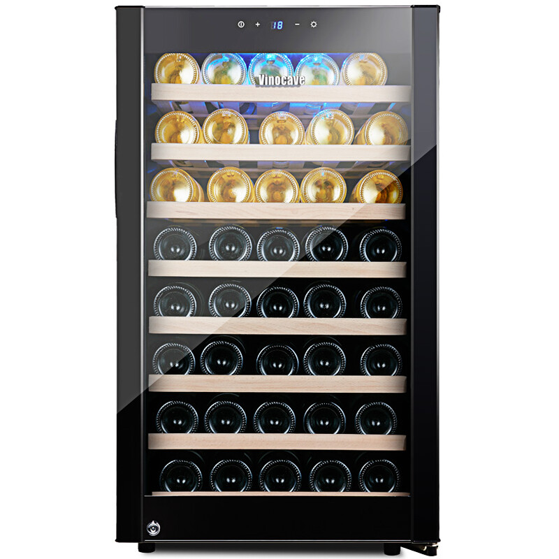 Vinokave Vinocave Wine Cabinet Thermostatic Vinokave Vinocave Wine Cabinet Thermostatic Cigar Tea Display Beverage Cwc 120a 52 Pack