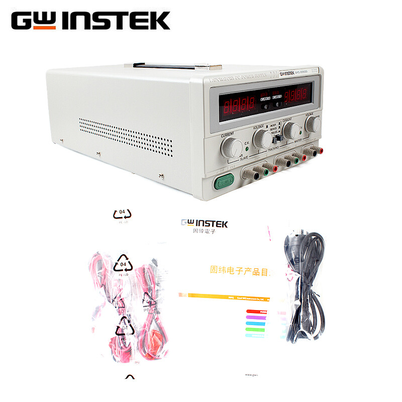 GWINSTEK GPC-3060D丨6030D multi-channel DC regulated power supply linear three-group output 30/60V 3/5A GPC-3060D (30V 6A 375W)
